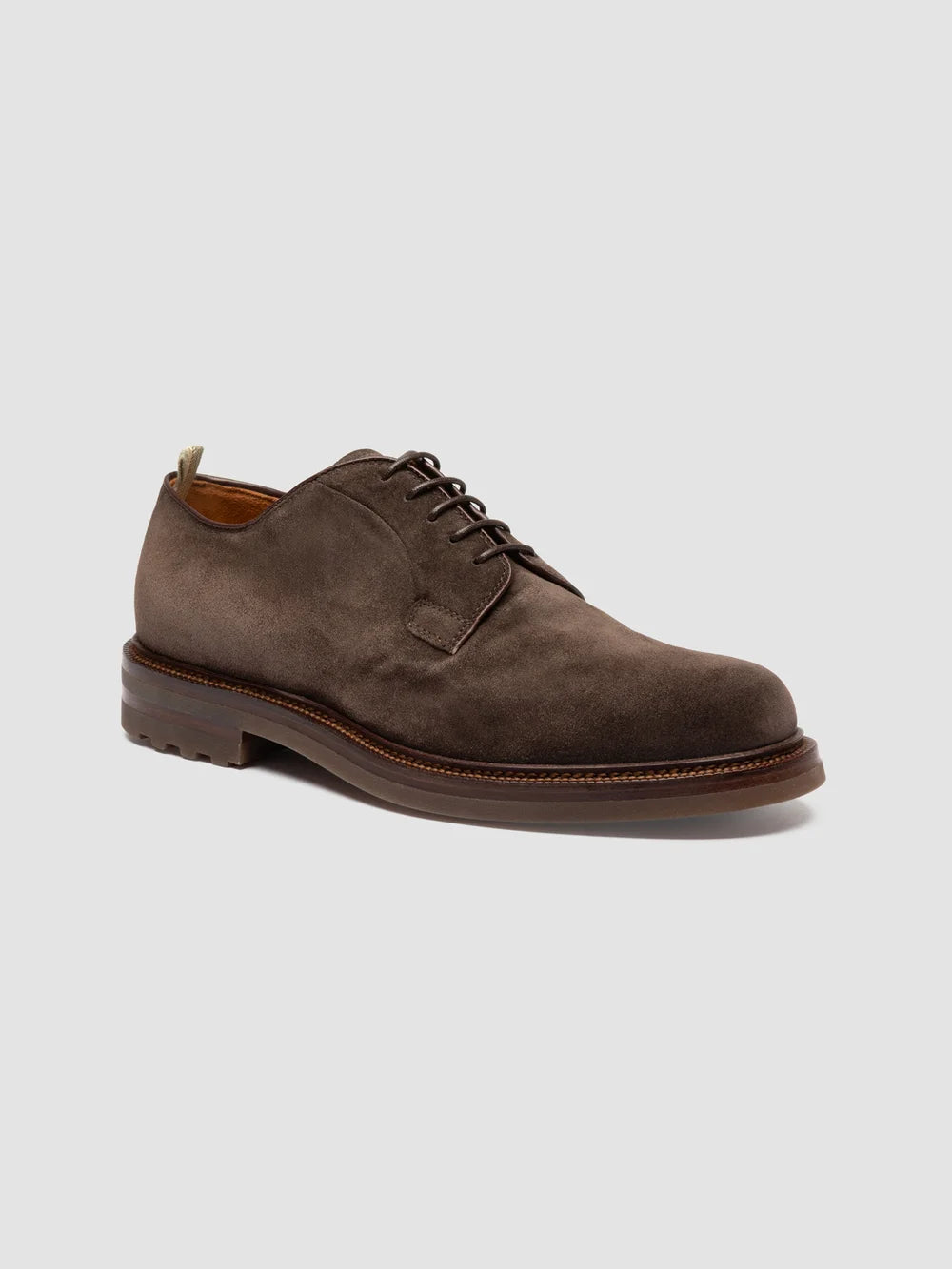 ASTON FLEXI 001 - Brown Suede Derby Shoes - Image 3