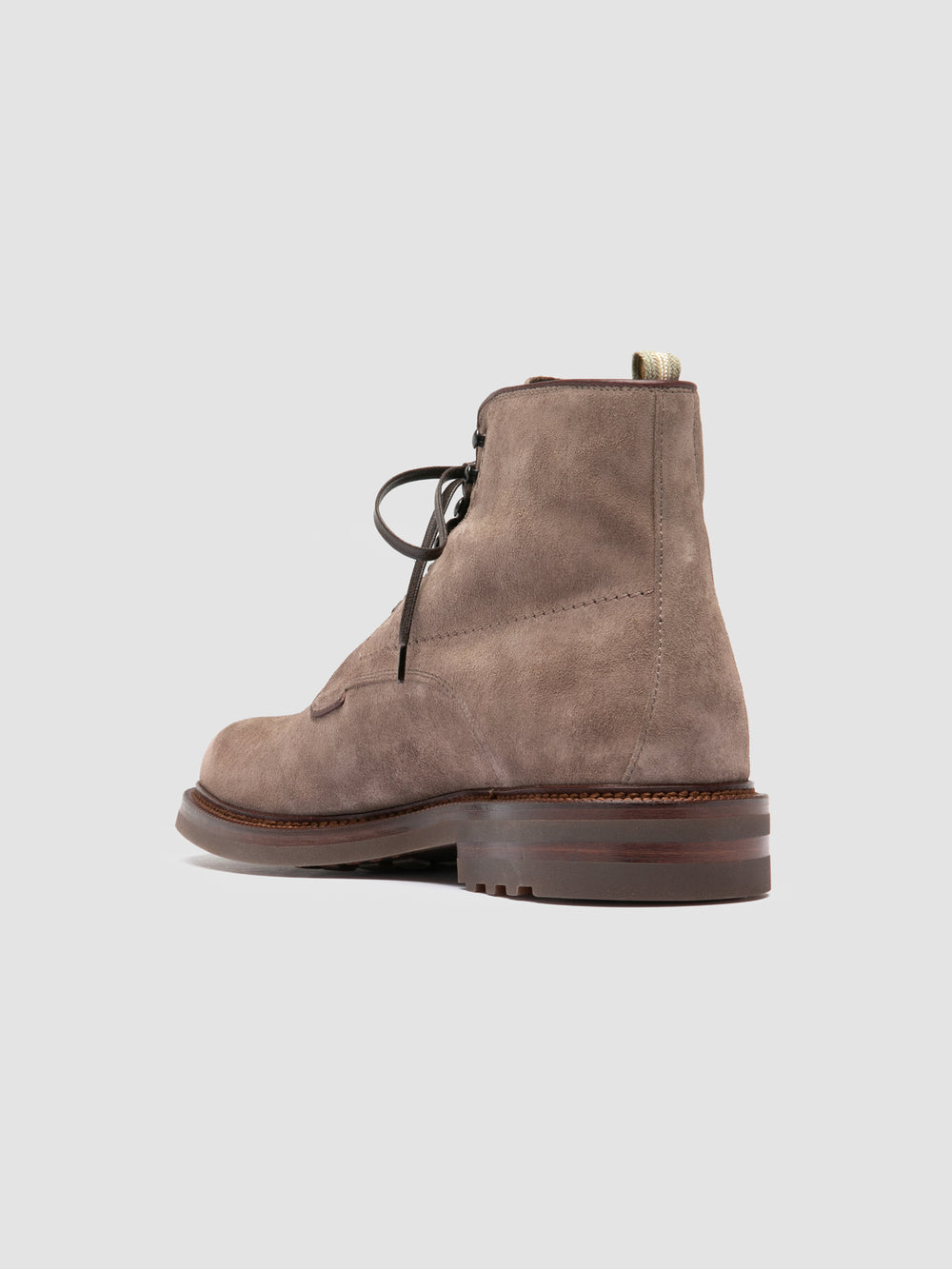 ASTON FLEXI 003 - Taupe Suede Lace Up Boots - Image 4