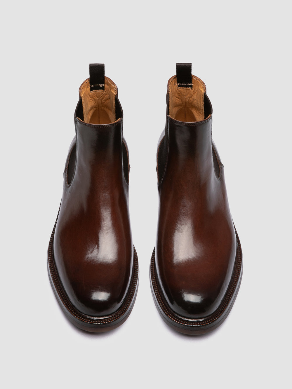 ASTON FLEXI 004 - Brown Leather Chelsea Boots - Image 2