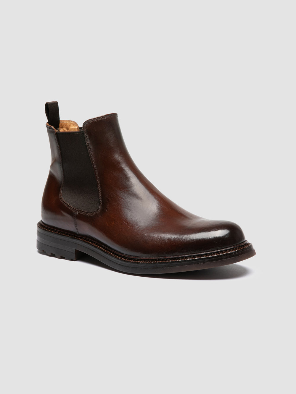 ASTON FLEXI 004 - Brown Leather Chelsea Boots - Image 3