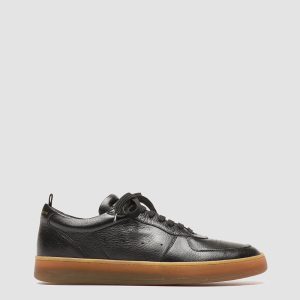 ASSET 001 - Black Leather Sneakers