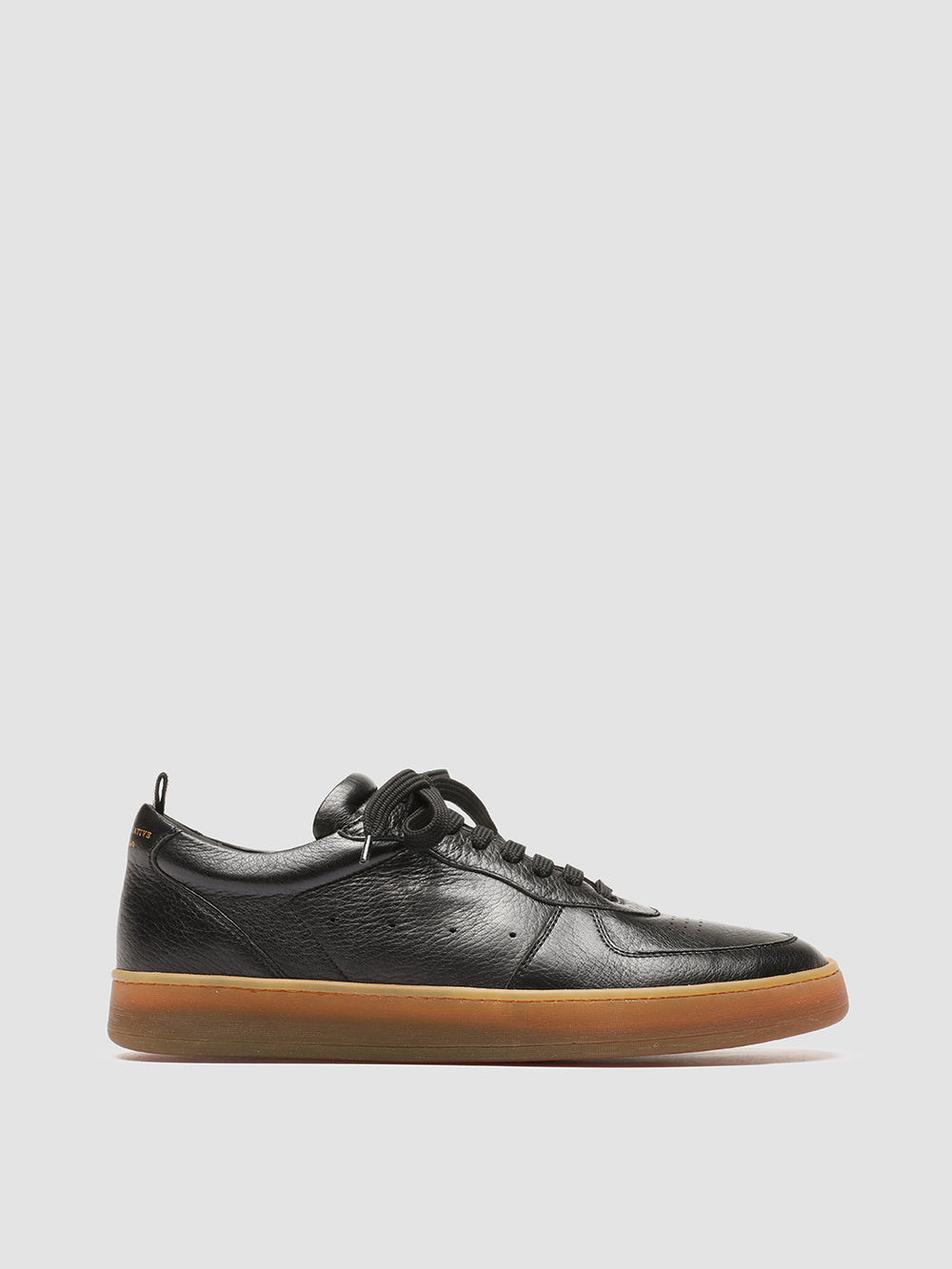 ASSET 001 - Black Leather Sneakers