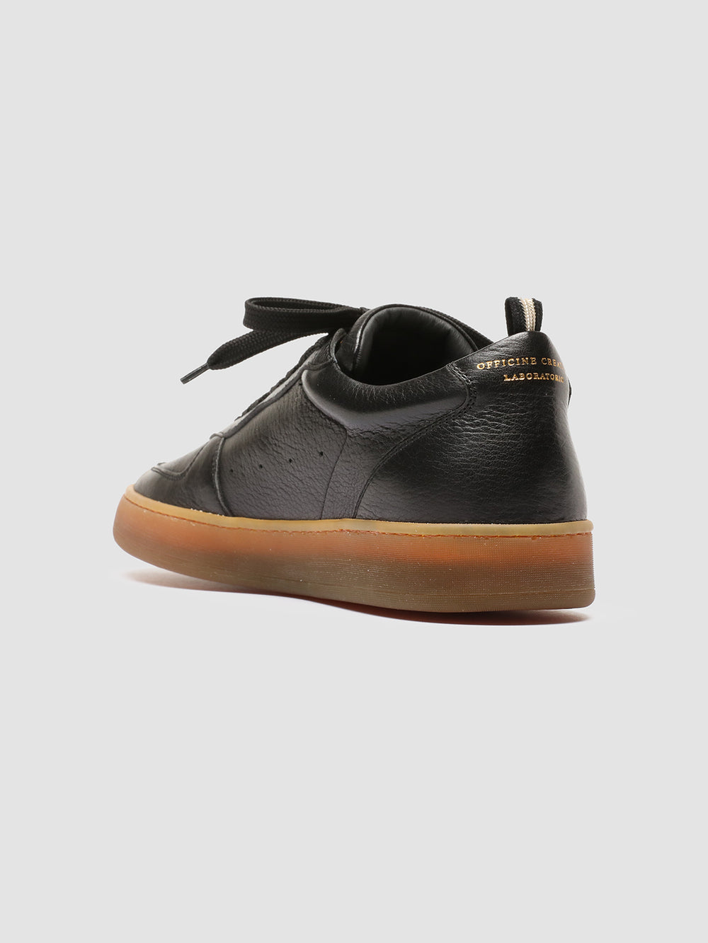 ASSET 001 - Black Leather Sneakers - Image 4