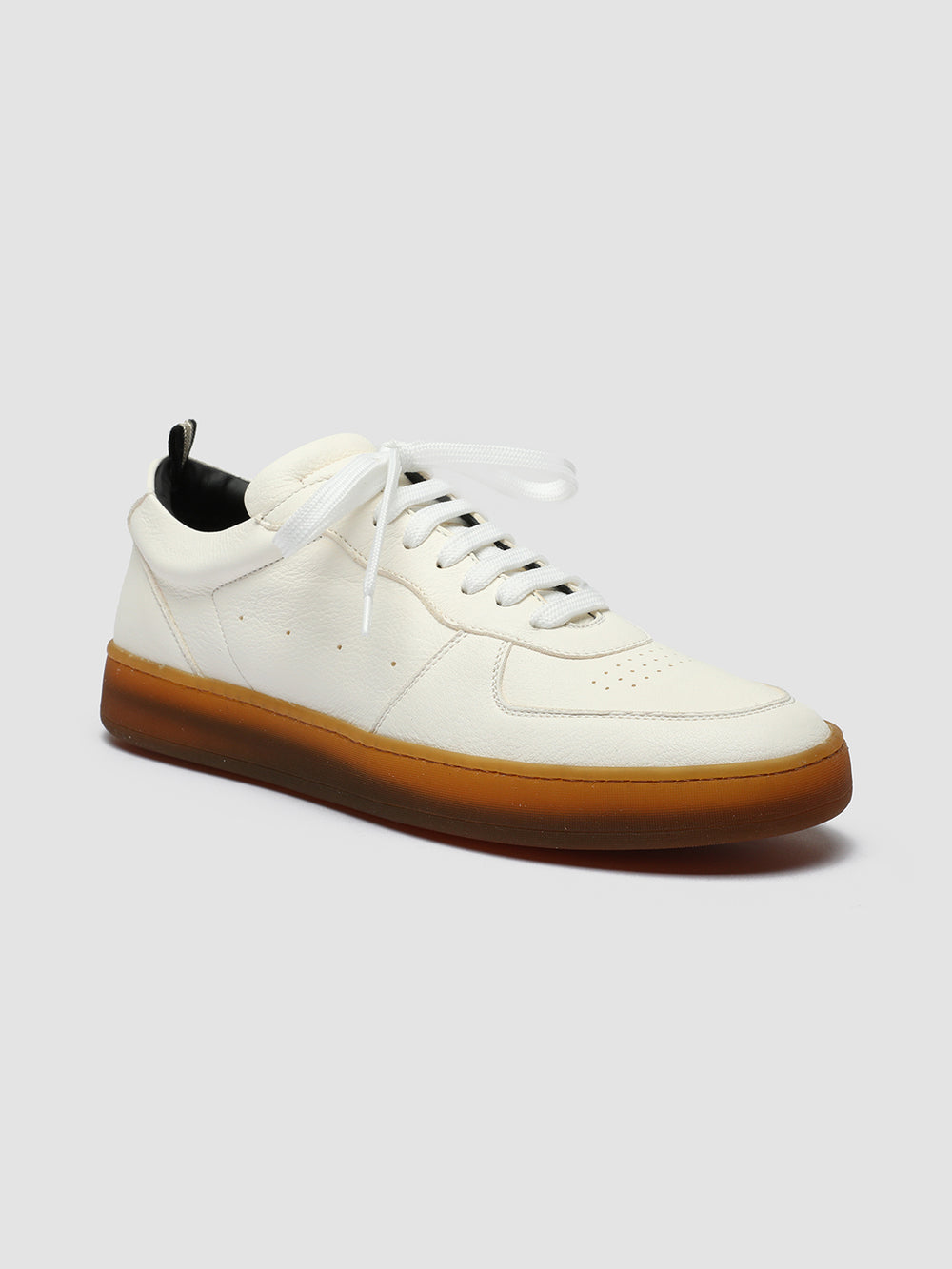 ASSET 001 - White Leather Sneakers - Image 3