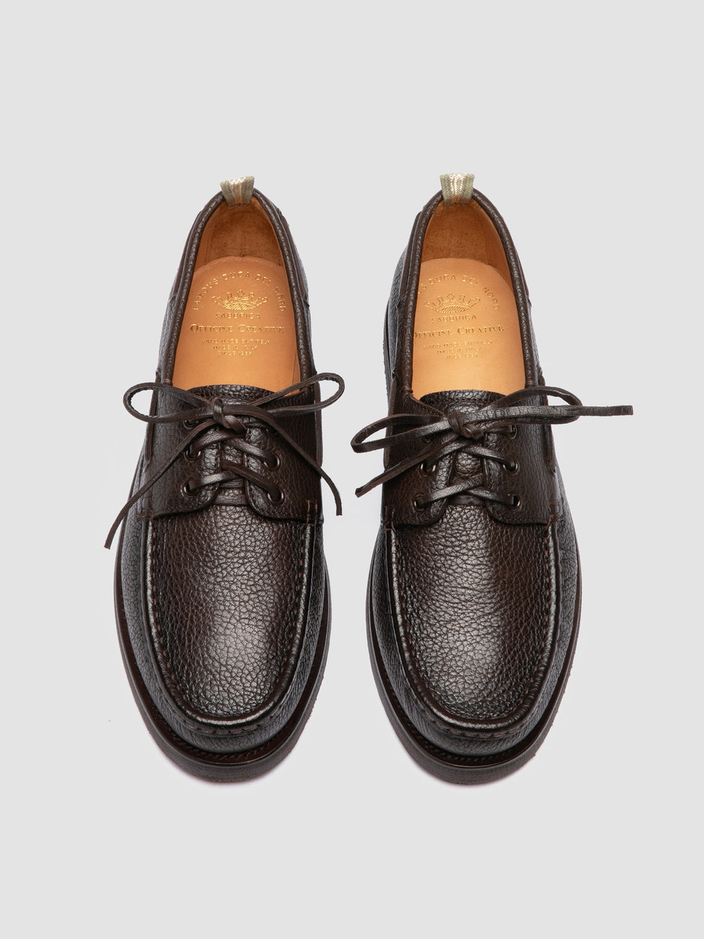 BALFRON FLEXI 003 - Brown Leather Boat Shoes - Image 2