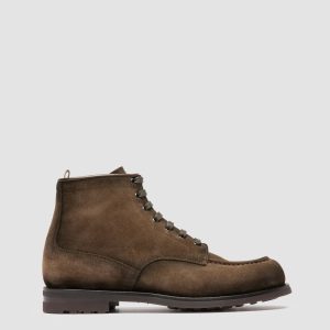 BALATA FLEXI 002 - Brown Suede Lace Up Boots