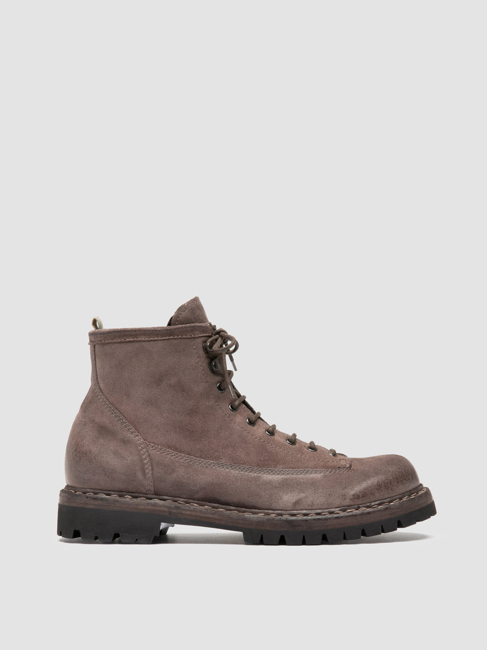 BULLA DD LUG 115 - Taupe Suede Lace Up Boots
