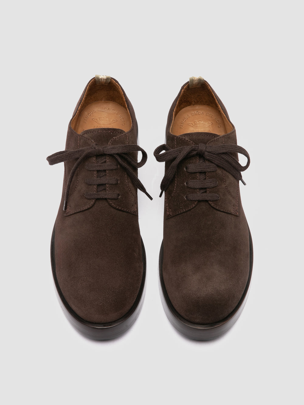 BULLA 001 - Brown Suede Derby Shoes - Image 2