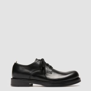 BULLA 001 - Black Leather Derby Shoes