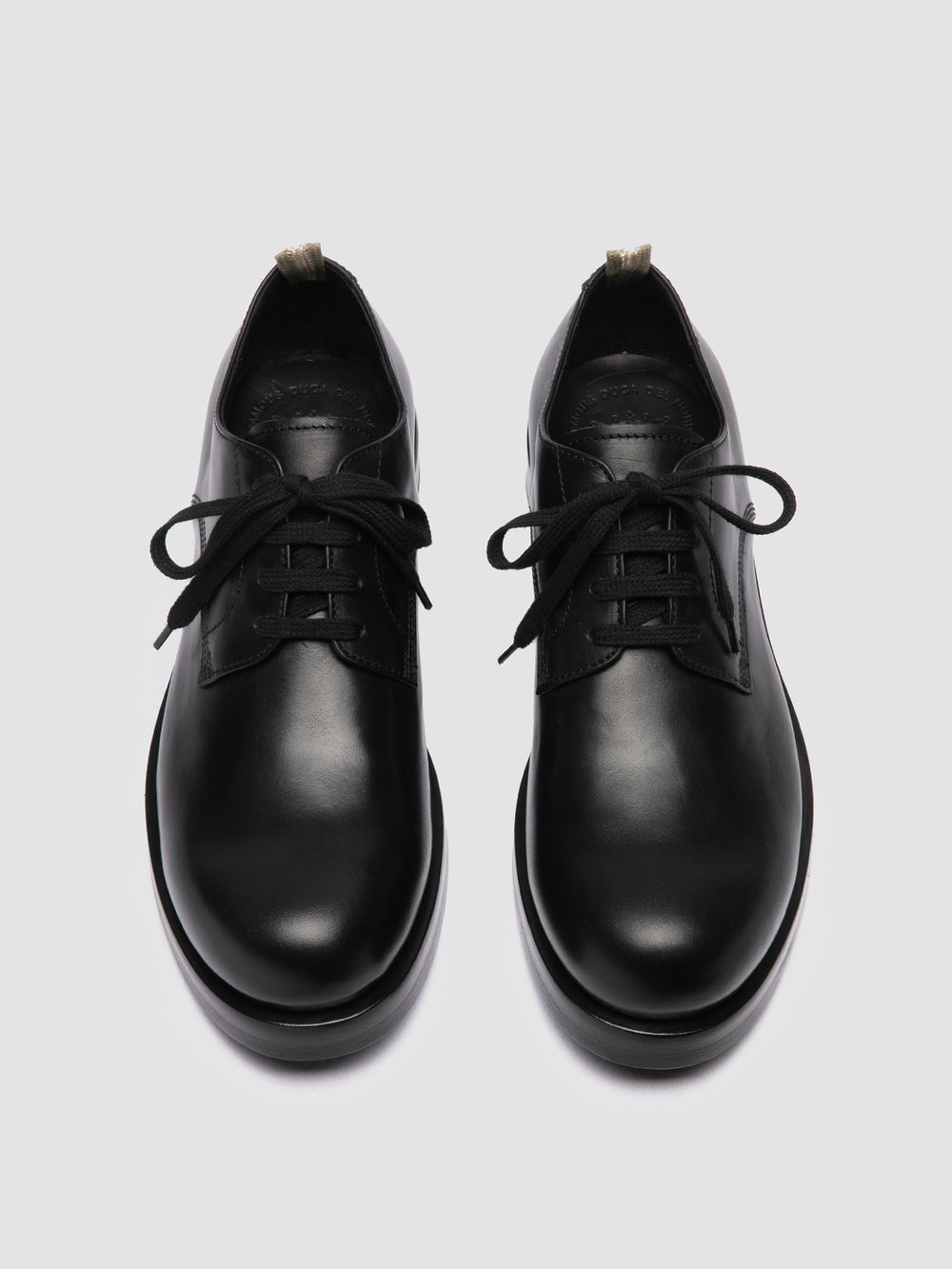 BULLA 001 - Black Leather Derby Shoes - Image 2