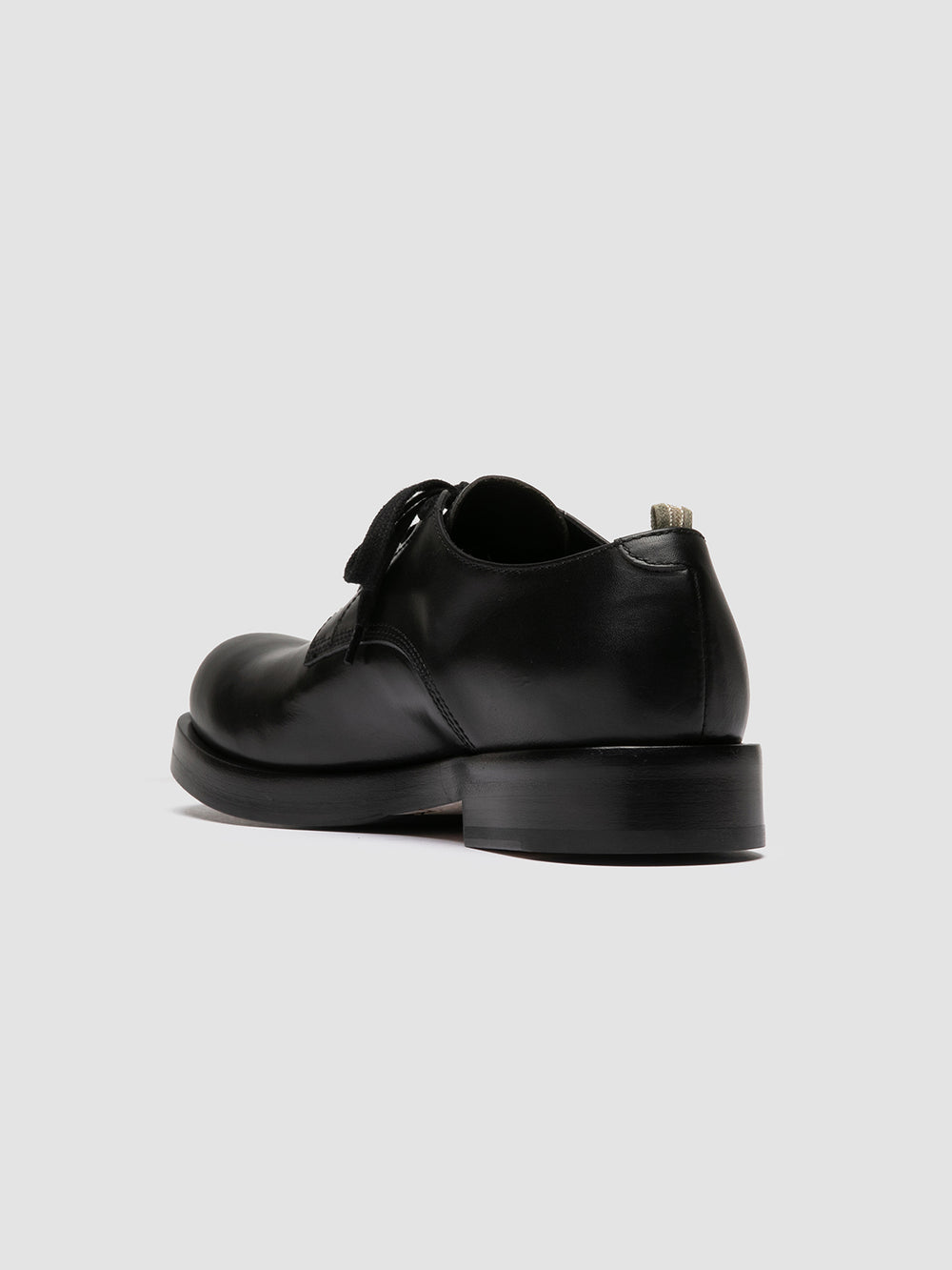 BULLA 001 - Black Leather Derby Shoes - Image 4
