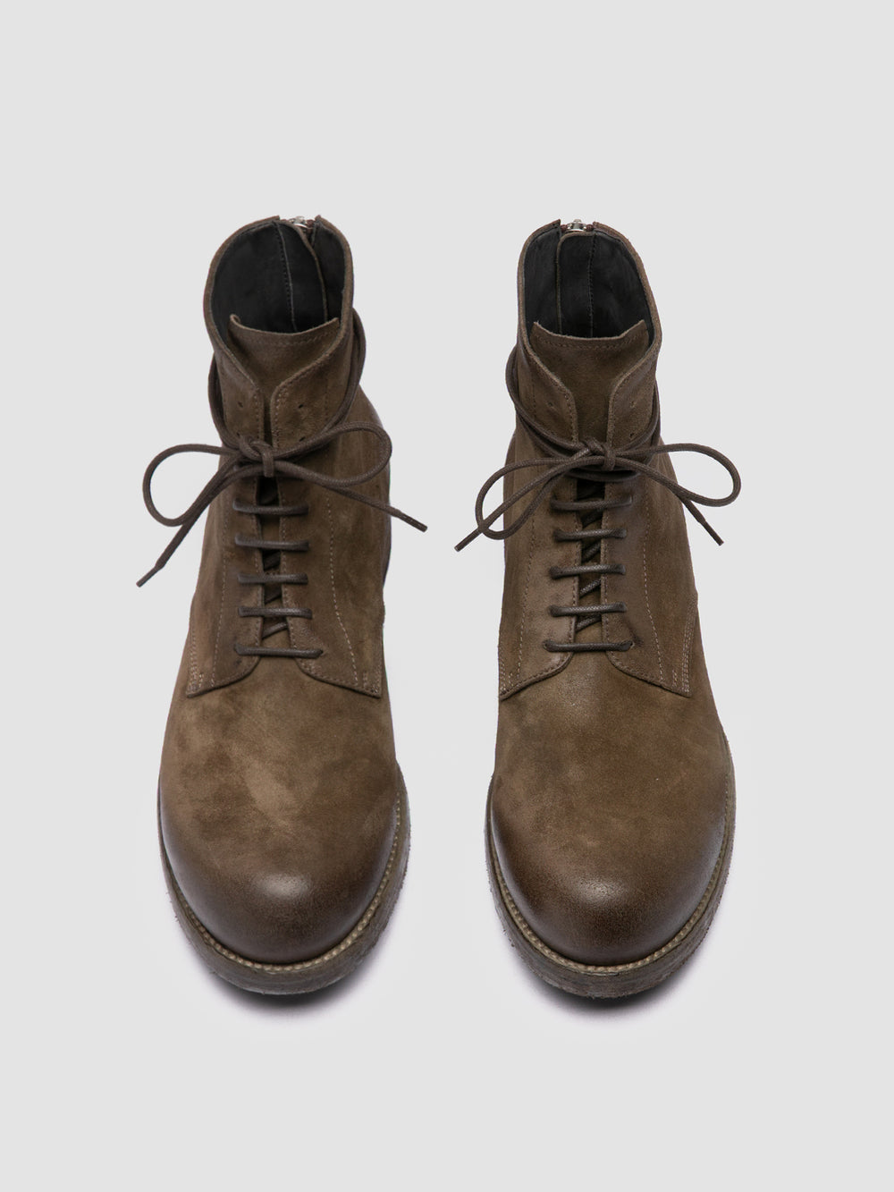 BULLA DD 102 - Green Suede Lace-up Boots - Image 2