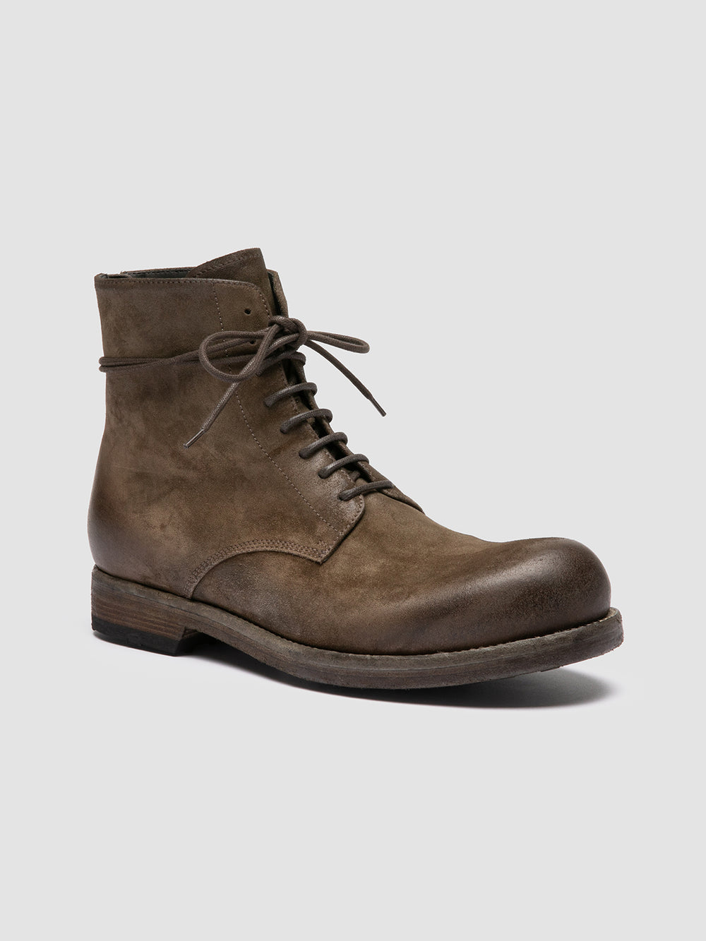BULLA DD 102 - Green Suede Lace-up Boots - Image 3