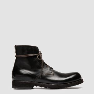 BULLA DD 102 - Brown Leather Lace-up Boots