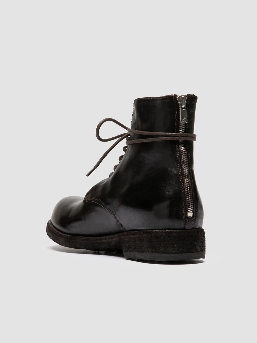 BULLA DD 102 - Brown Leather Lace-up Boots - Image 4