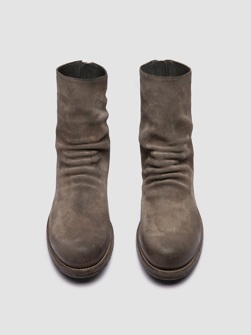 BULLA DD 103 - Grey Suede Zipped Boots - Image 2