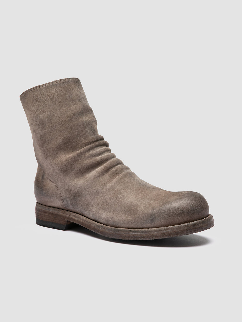 BULLA DD 103 - Grey Suede Zipped Boots - Image 3