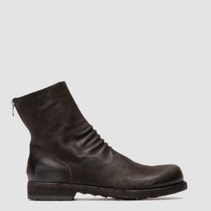 BULLA DD 103 - Brown Leather Zipped Boots