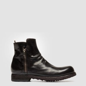 BULLA DD 113 - Brown Leather Zipped Boots