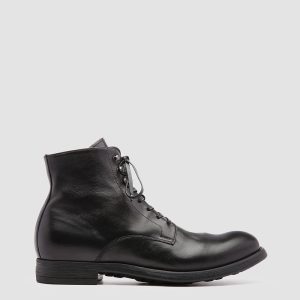 CHRONICLE 004 - Black Leather Ankle Boots