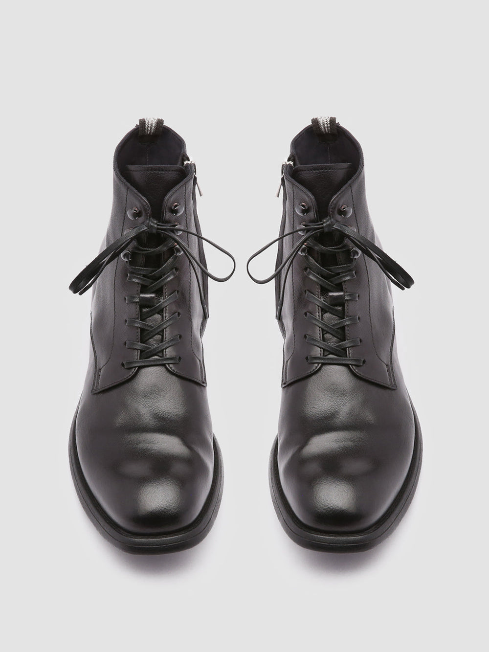 CHRONICLE 004 - Black Leather Ankle Boots - Image 2