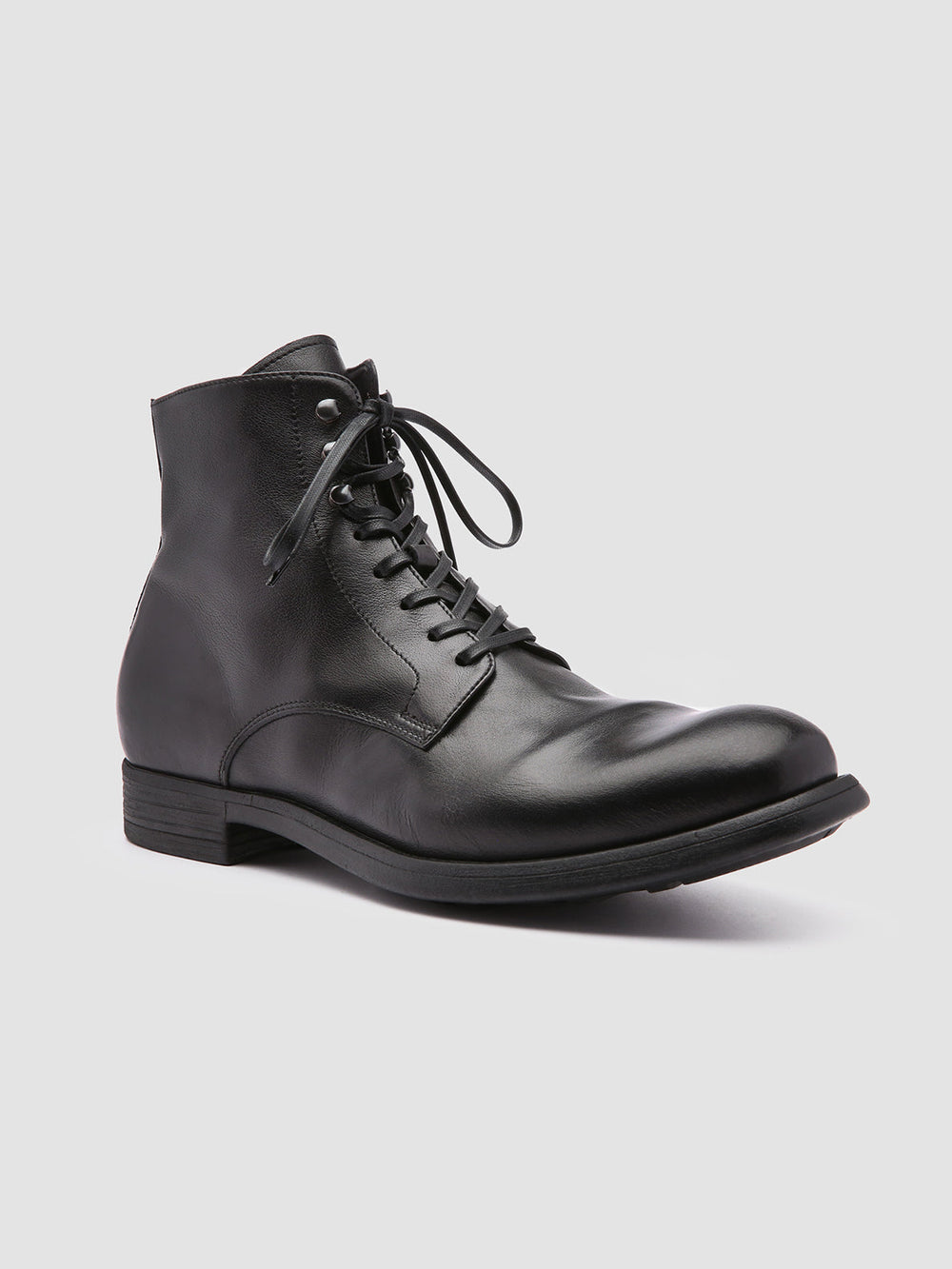 CHRONICLE 004 - Black Leather Ankle Boots - Image 3