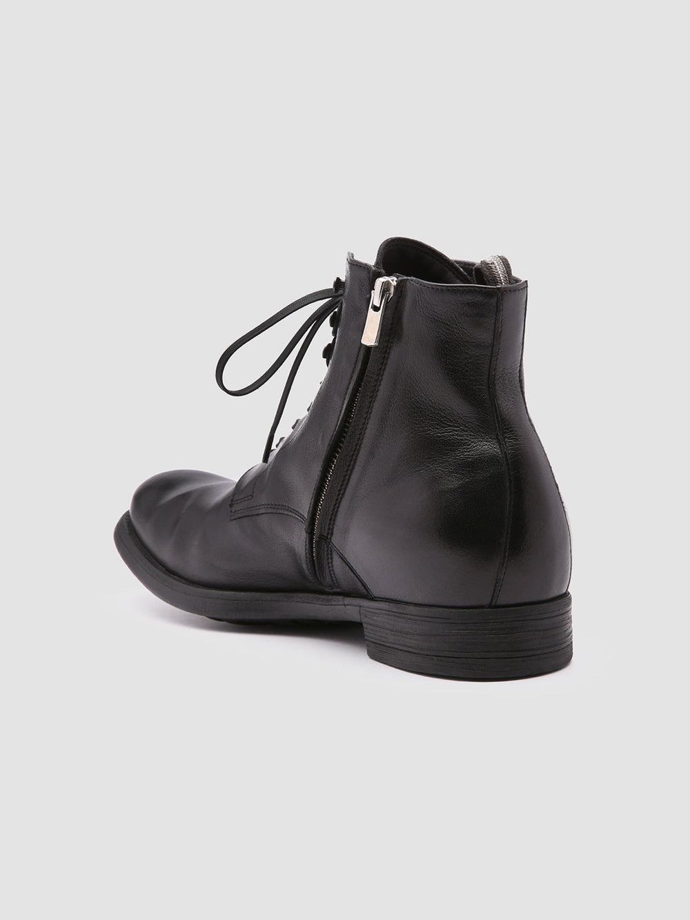 CHRONICLE 004 - Black Leather Ankle Boots - Image 4