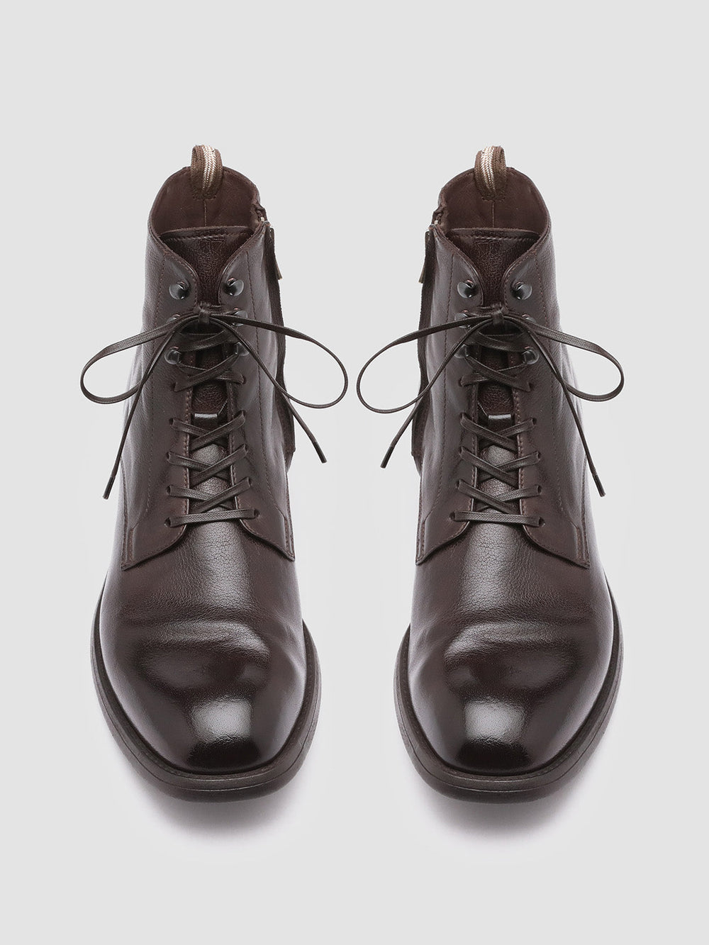 CHRONICLE 004 - Brown Leather Ankle Boots - Image 2