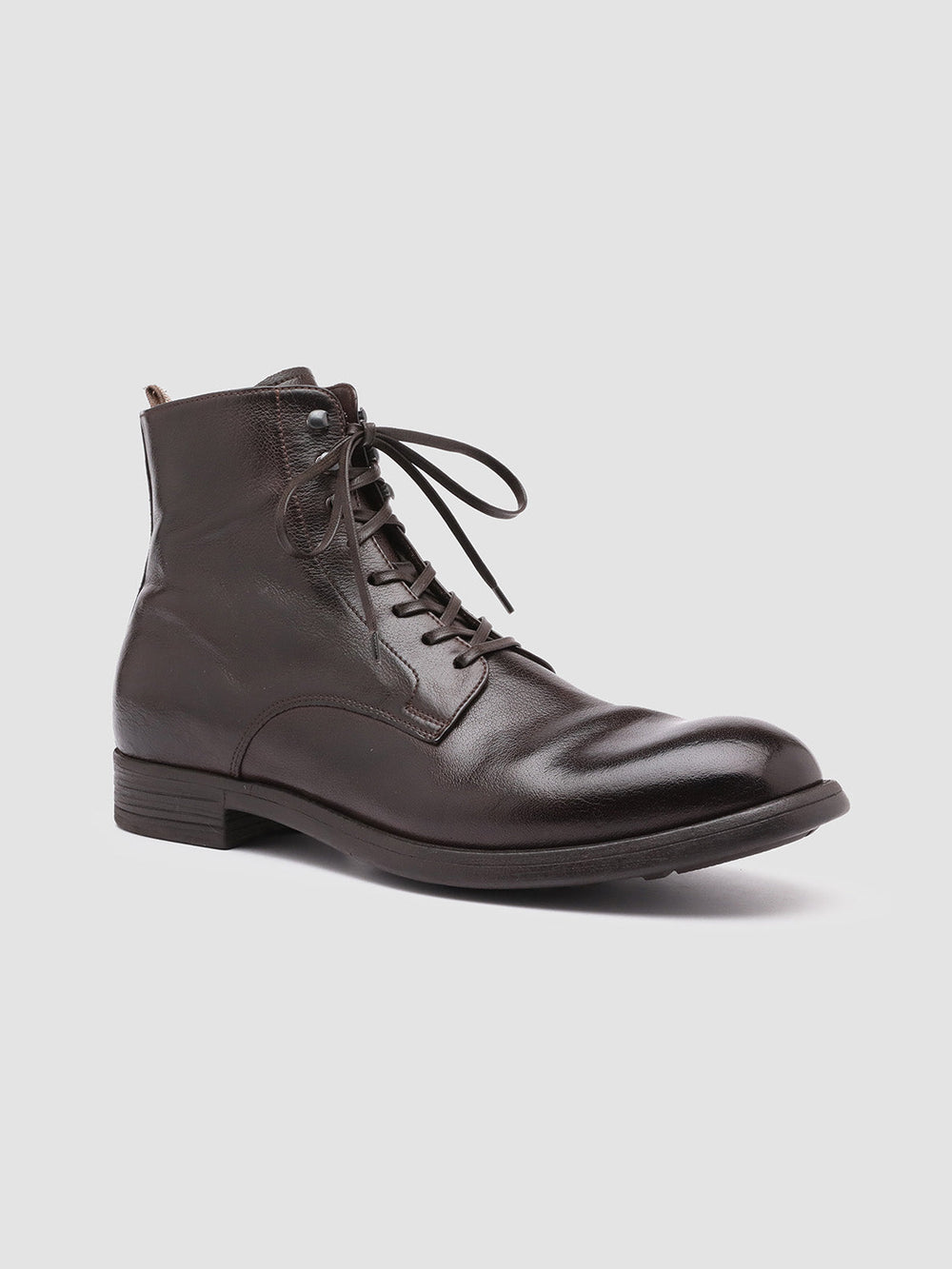 CHRONICLE 004 - Brown Leather Ankle Boots - Image 3