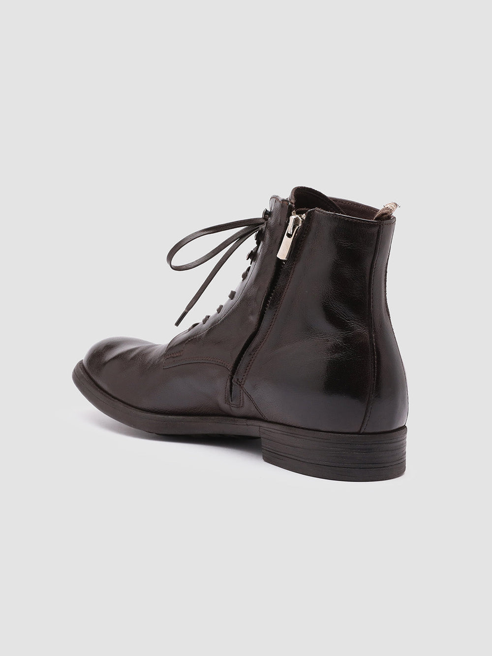 CHRONICLE 004 - Brown Leather Ankle Boots - Image 4