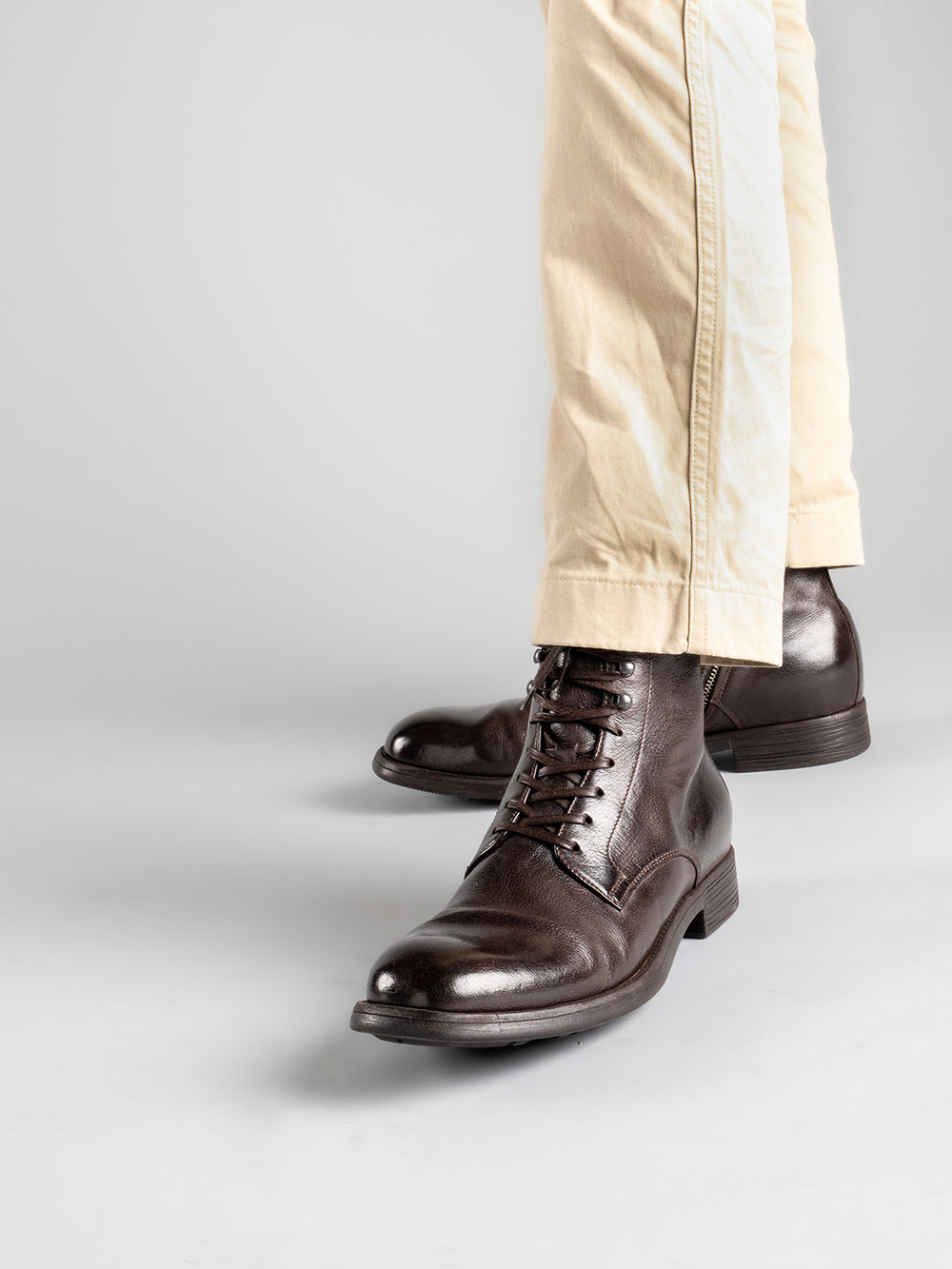 CHRONICLE 004 - Brown Leather Ankle Boots - Image 6