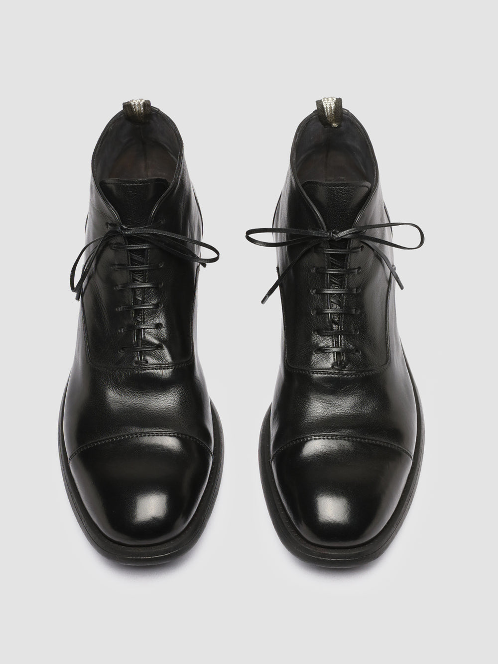 CHRONICLE 057 - Black Leather Lace Up Boots - Image 2