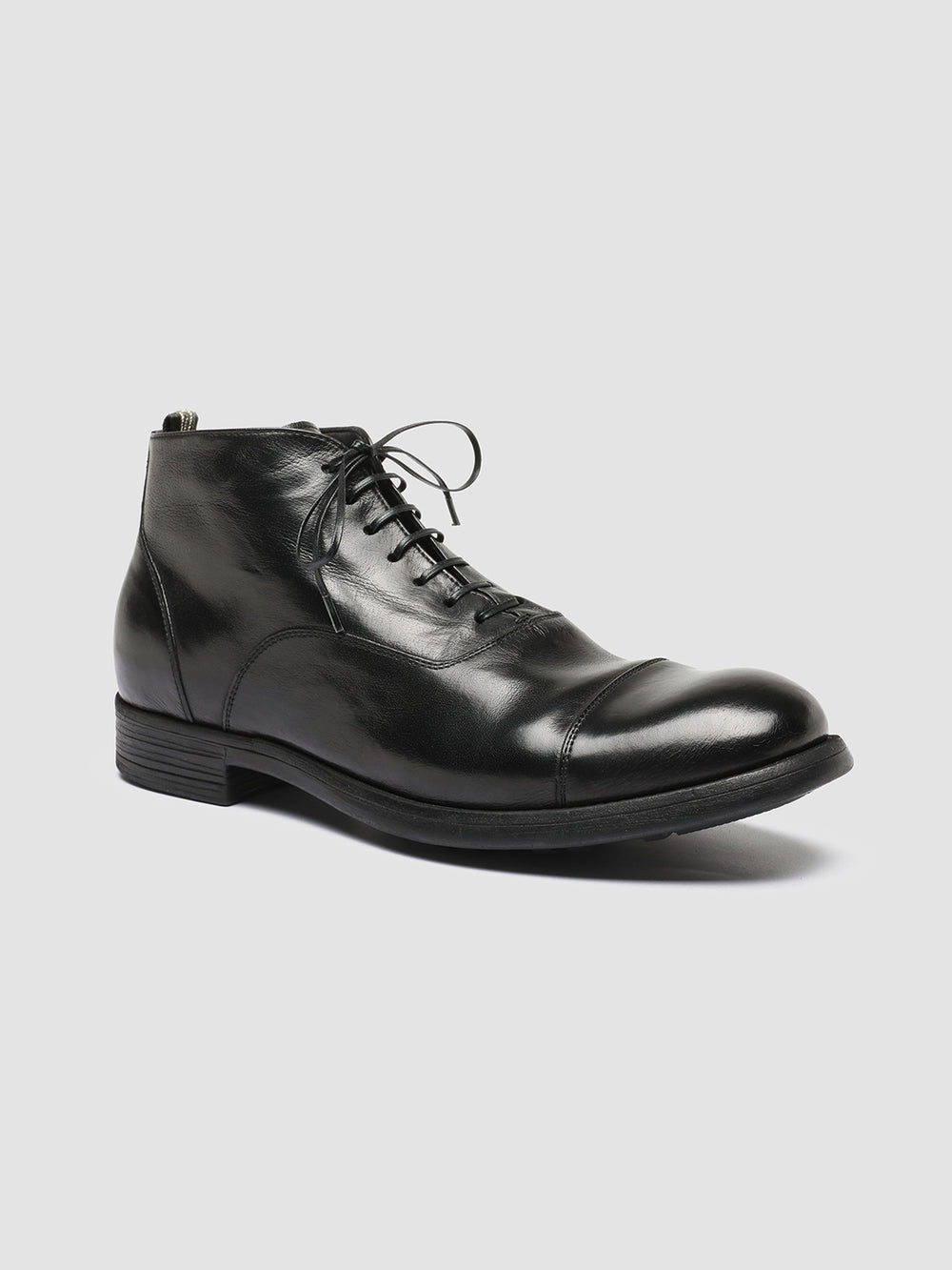 CHRONICLE 057 - Black Leather Lace Up Boots - Image 3