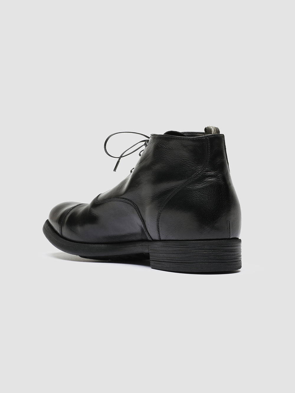 CHRONICLE 057 - Black Leather Lace Up Boots - Image 4