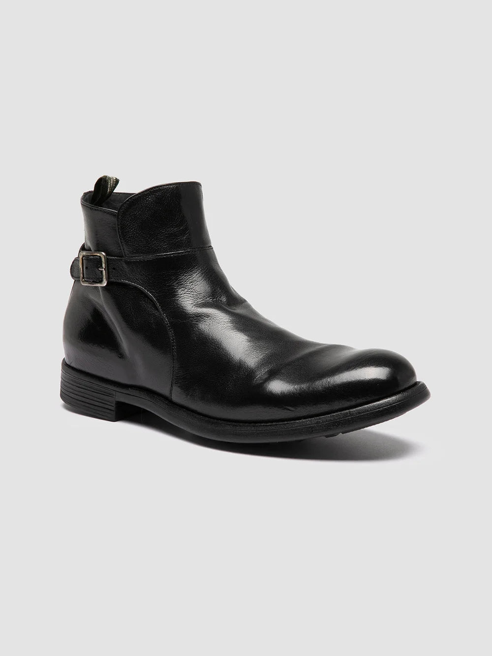 CHRONICLE 068 - Black Leather Zipped Boots - Image 3