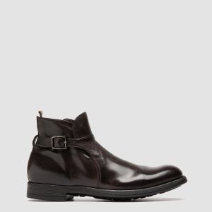 CHRONICLE 068 - Brown Leather Zipped Boots