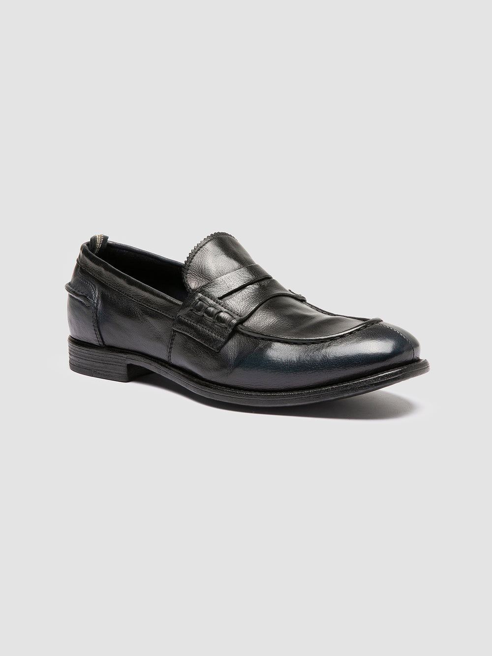 CHRONICLE 144 - Navy Leather Penny Loafers - Image 3