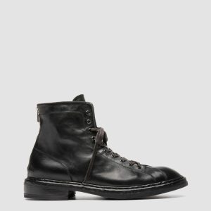 CONCEPT 001 - Black Leather Zip Boots