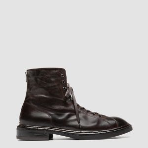 CONCEPT 001 - Brown Leather Zip Boots