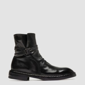 CONCEPT 003 - Black Leather Zip Boots