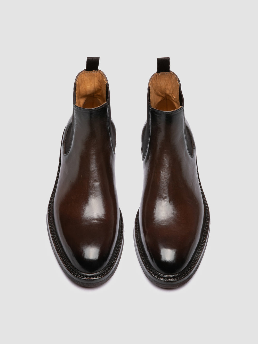 DUDE FLEXI 003 - Brown Leather Chelsea Boots - Image 2