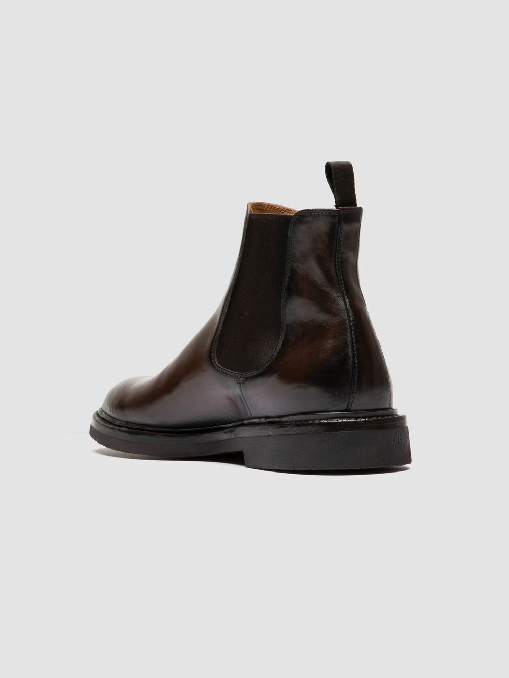 DUDE FLEXI 003 - Brown Leather Chelsea Boots - Image 4