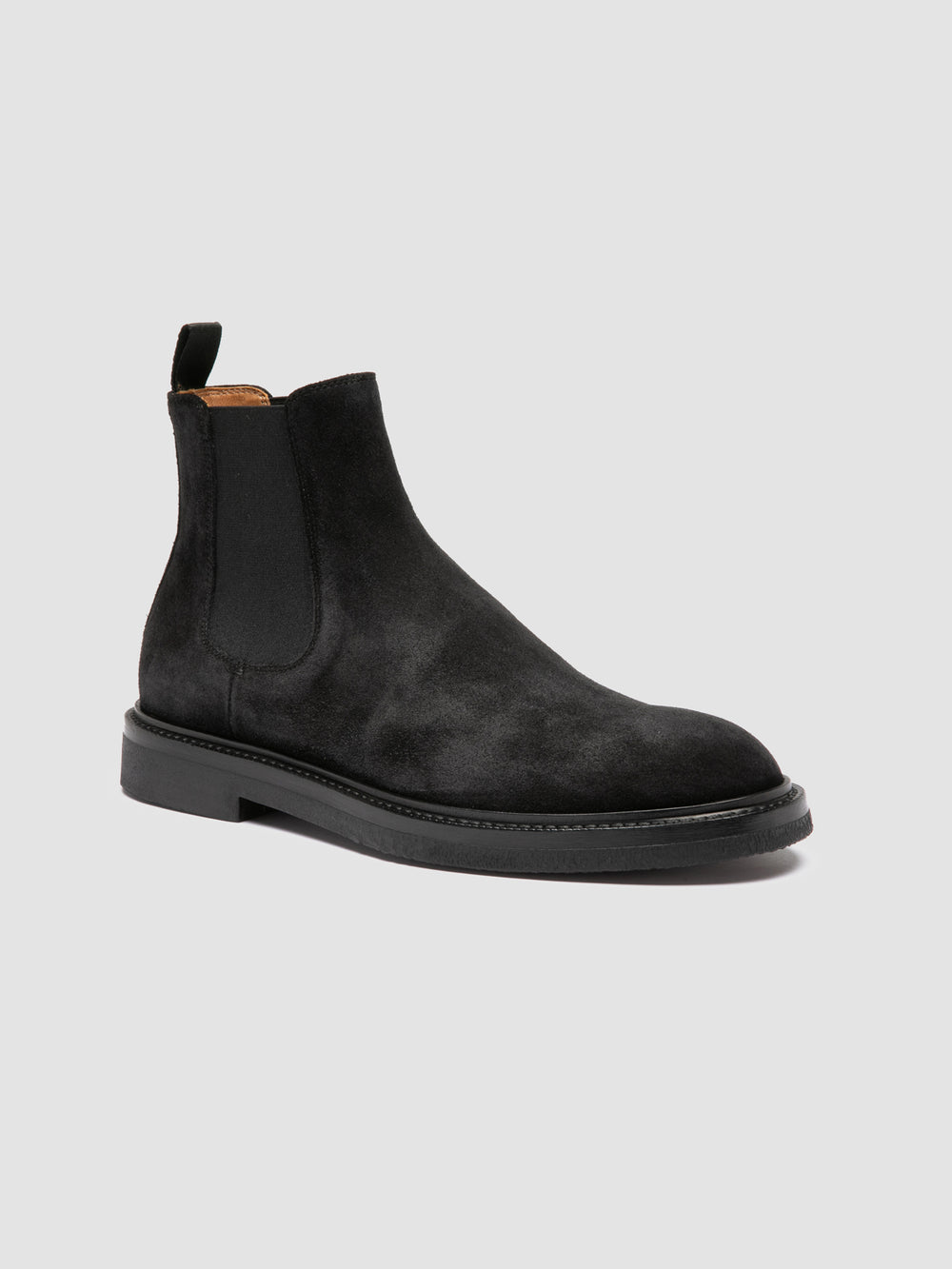 DUDE FLEXI 003 - Black Suede Chelsea Boots - Image 3