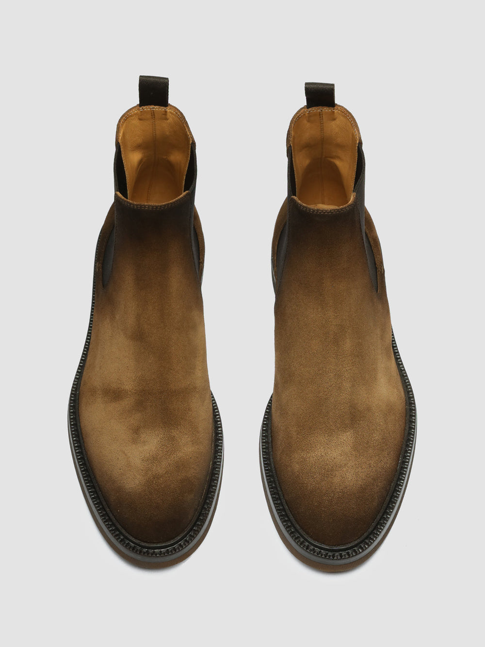 DUDE FLEXI 003 - Brown Suede Chelsea Boots - Image 2