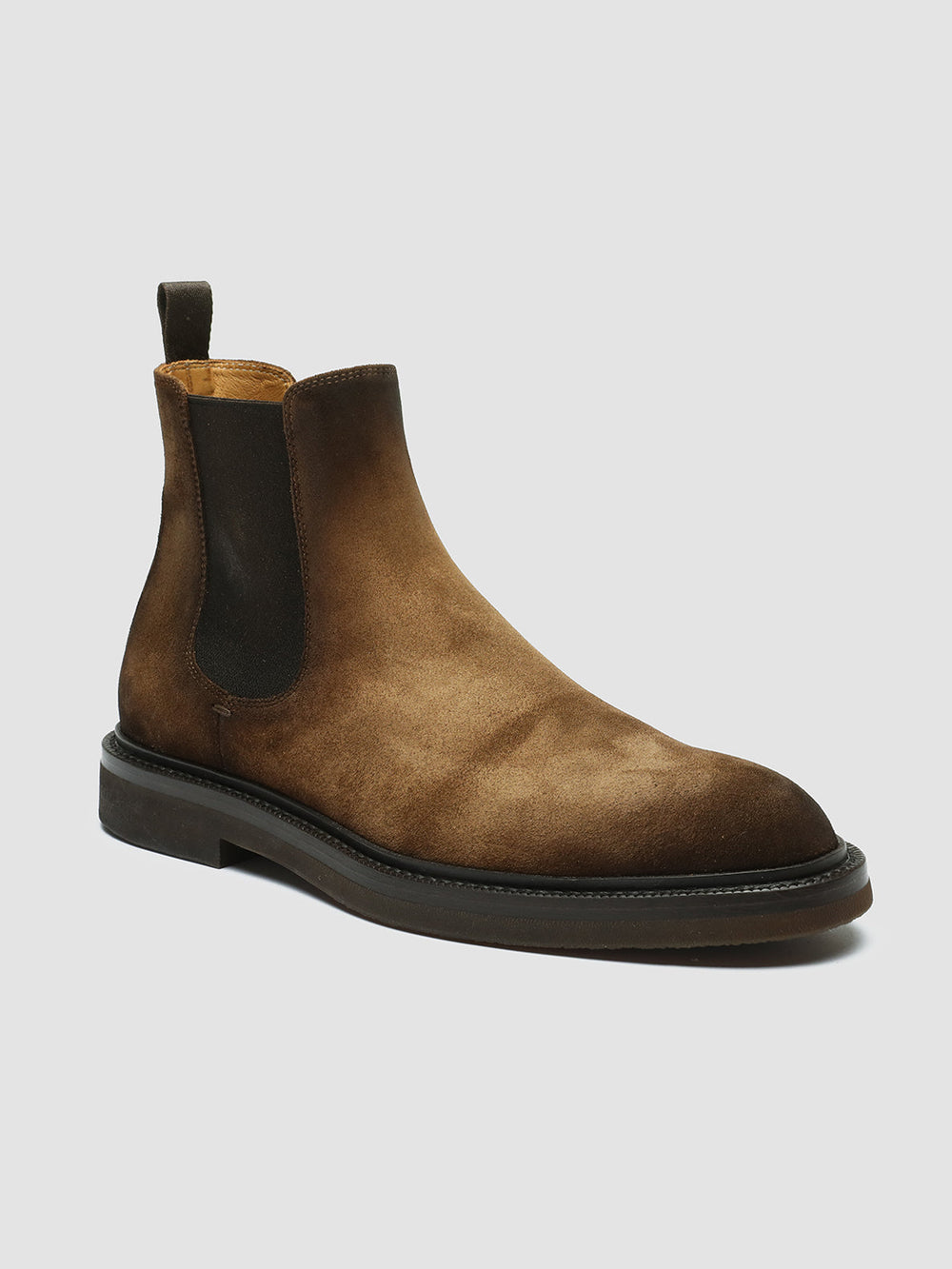 DUDE FLEXI 003 - Brown Suede Chelsea Boots - Image 3