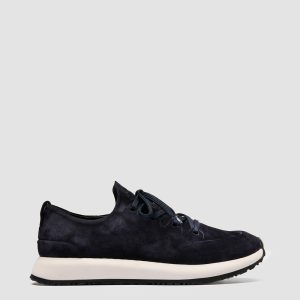 ENTIRE 001 - Navy Suede Sneakers