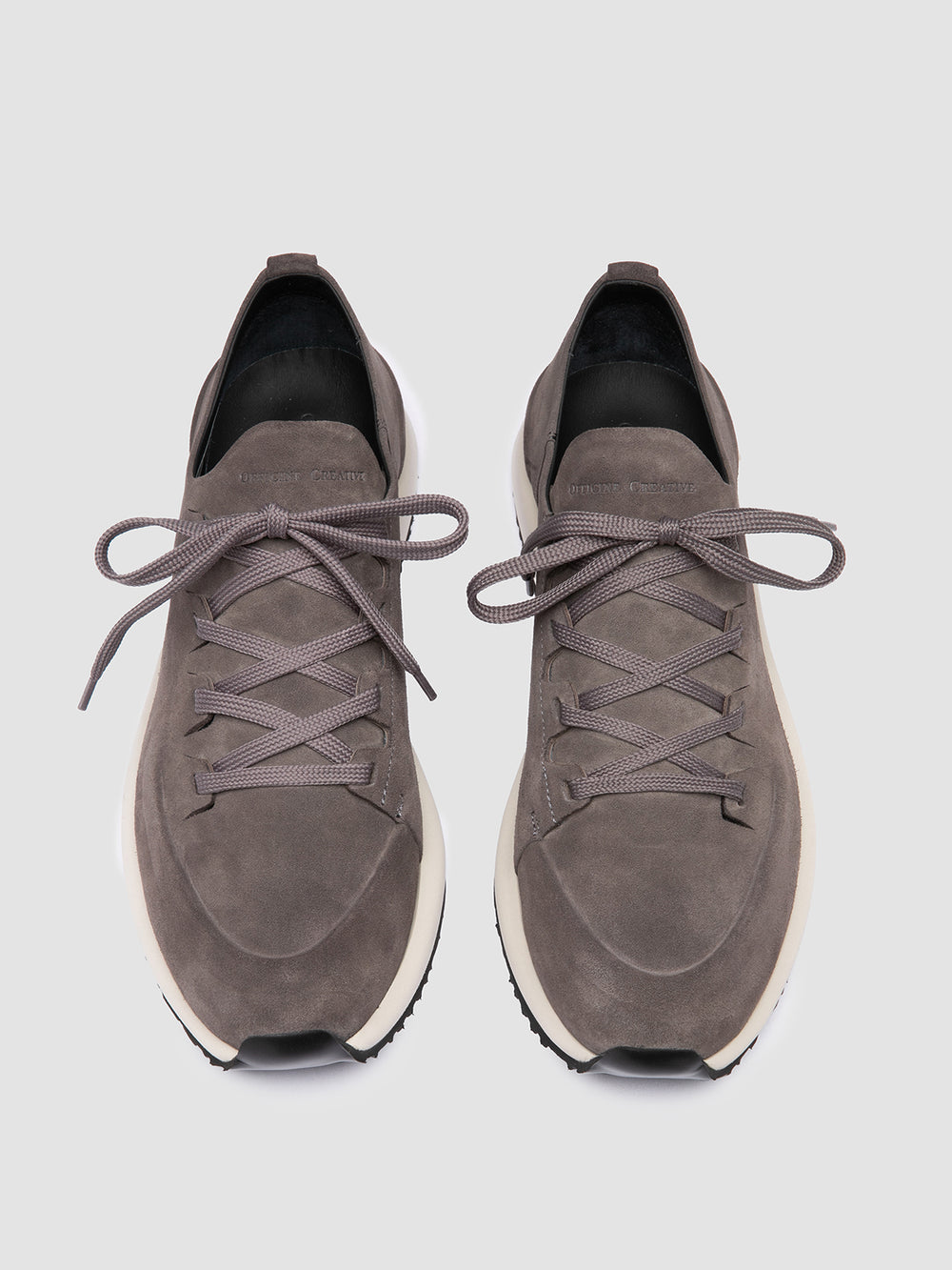 ENTIRE 001 - Grey Suede Sneakers - Image 2
