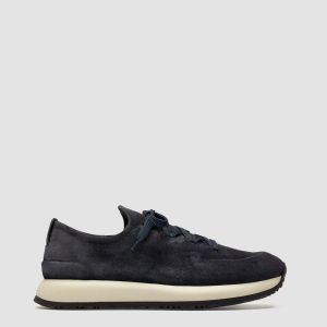 ENTIRE 001 - Navy Suede Sneakers