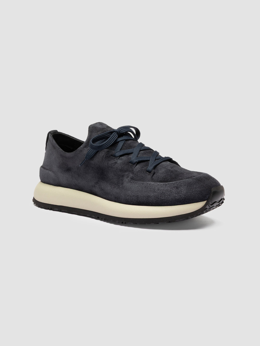 ENTIRE 001 - Navy Suede Sneakers - Image 3