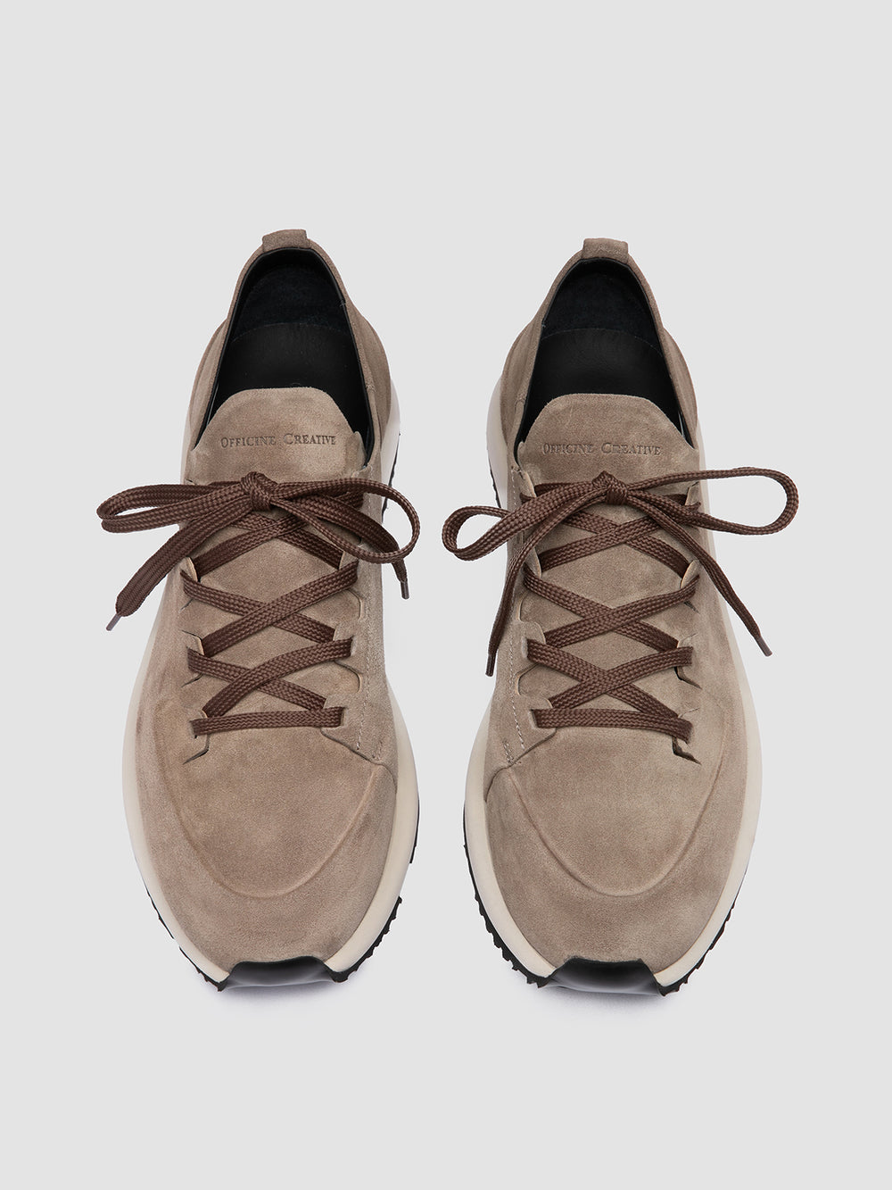 ENTIRE 001 - Grey Suede Sneakers - Image 2